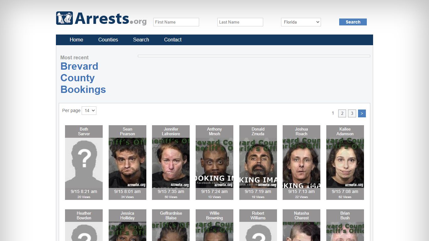 Brevard County Arrests and Inmate Search